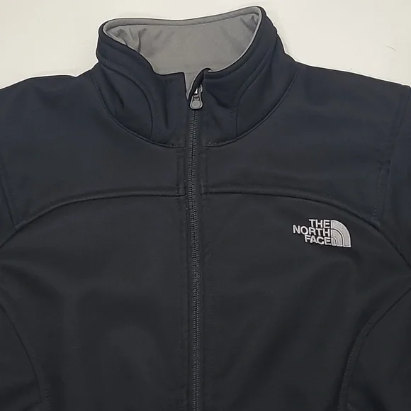 The North Face Apex Full Zip Jacket Pockets Brand Logo Water Wind Resistant Coat - Picture 5 of 17